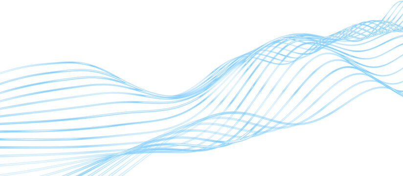 Light Blue Wave Abstract Background for Web Hero Image