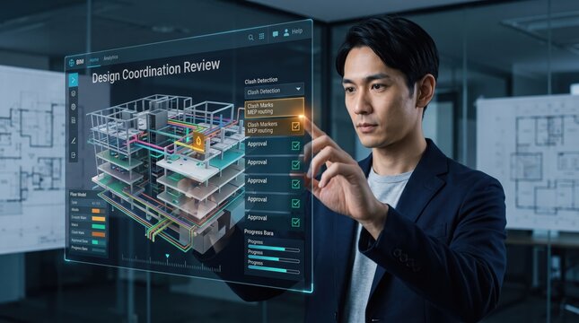 Building Information Modeling - Design Coordination Review by AEC Professional