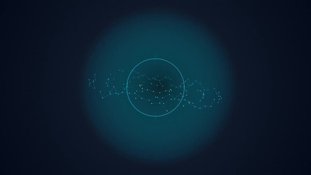 Generative AI Corporate Identity Reveal, Modular Digital Pulse Logo Animation for B2B Tech Startup Intro