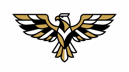 Fototapeta premium Eagle Mascot Logo Vector Illustration