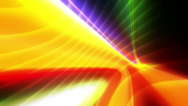 Abstract Motion Background with Vibrant Flowing Light Waves