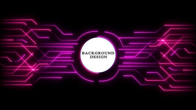 Futuristic digital background with glowing neon hexagon grid. Abstract tech design for high-impact visuals and modern branding projects.