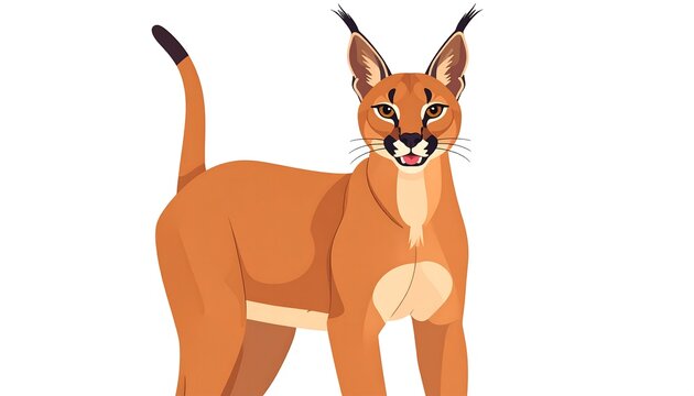 Ginger horse with flowing mane and tail.