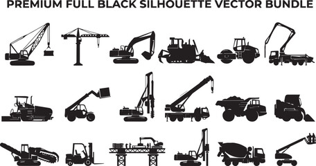 set of vector silhouettes © Asik