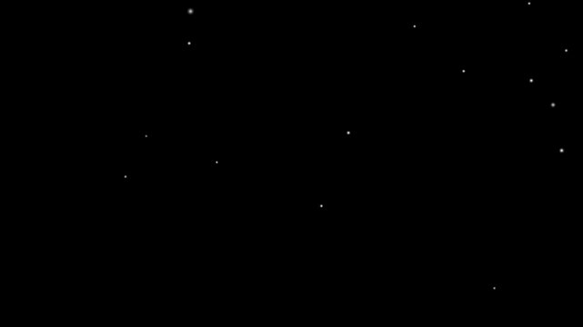 Space Background Loop Animation 4K Video. Twinkling stars background animation with shooting stars on black background. Looping seamless space backdrop. full hd video loop. Abstract background.