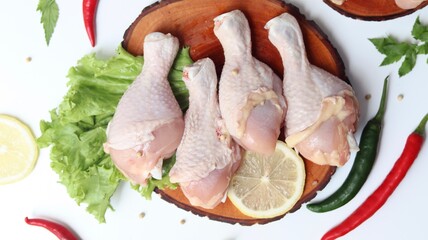 raw chicken legs © chafid