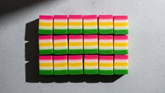 Colorful Layered Kuih Lapis Desserts