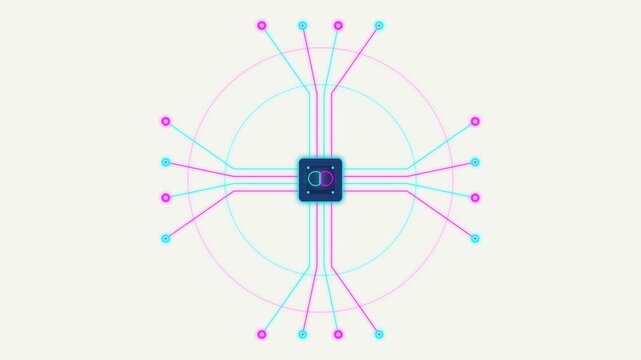 Abstract digital processor expanding data network connections