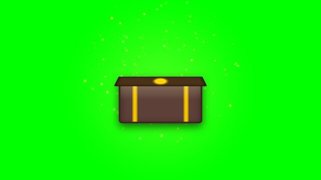 Mystery Box Opening Loot Crate Surprise Reward Unboxing Animation 4K