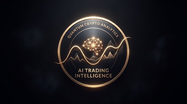 AI Dark Token Wave Logo
