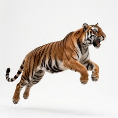 Obraz premium Tiger Flight Moment