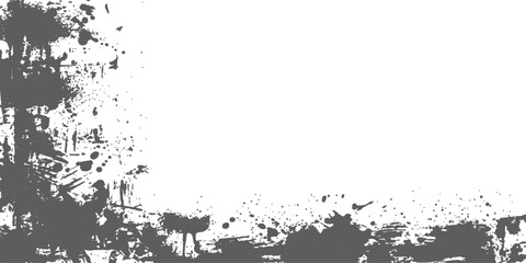 Obraz premium Grunge Texture Border: A gritty, textured border in dark gray and white creates a distressed and urban aesthetic, perfect for abstract backgrounds or design elements.