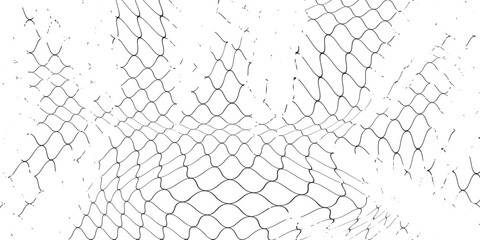 Mesh texture for fishing nets. Grunge pattern for sportswear or soccer goal, volleyball net, basketball hoop, hockey, athletics. Mesh modern net.art © Arjun