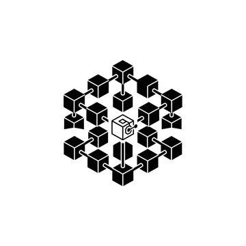Blockchain Network Cube Structure with Central Node
