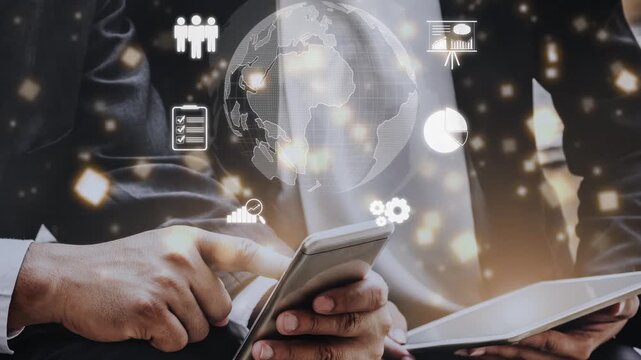 Global marketing and finance strategy, worldwide business expansion, international finance planning, cross-border marketing, and digital marketing tools for global business success. Muxer