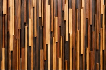 Fototapeta premium Colorful Modern Wood Wall Texture with Decorative Natural Timber Pattern