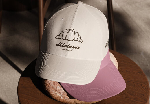 Stacked Cap Mockup