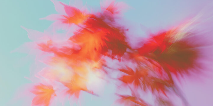 紅葉, 秋, もみじ, 楓, 抽象, アート, アブストラクト, 背景, 壁紙, 日本, 和, 秋の風景, 秋色, 紅葉狩り, 紅葉シーズン, 赤, オレンジ, 落ち葉, 木の葉, 葉っぱ, ぼかし, ブラー, ソフトフォーカス, パステル, グラデーション, 淡い, 幻想的, 夢, ドリーミー, ロマンチック, 詩的, 芸術, ペイント, 水彩, 絵画風, 秋広告, ハロウィン, 十月, 十一月