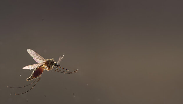 Close-up macro photograph highlighting a single insect to observe during World Mosquito Day