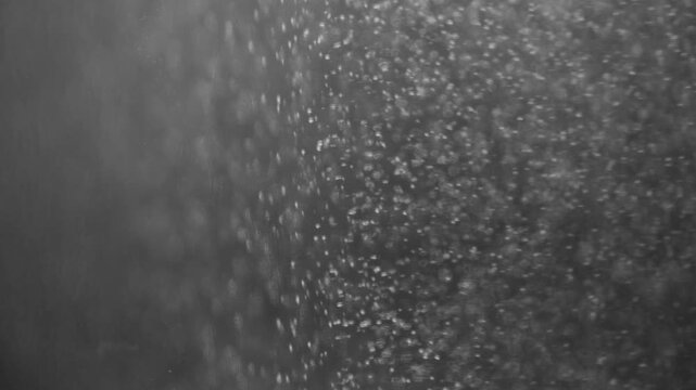 Experiment on medicine release particles dissolve in warm water