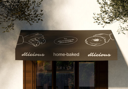 Awning Storefront Mockup