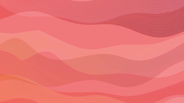 Abstract Flowing Coral Waves 4K