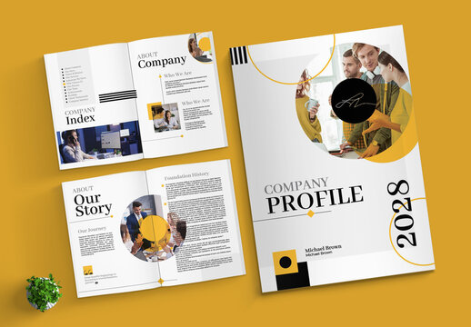 Template Layout For Company Profile