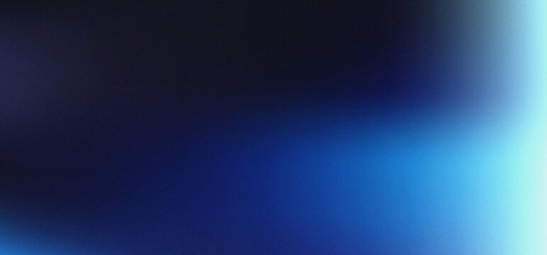 Abstract dark blue gradient background with soft light glow and grainy texture for modern web and graphic design