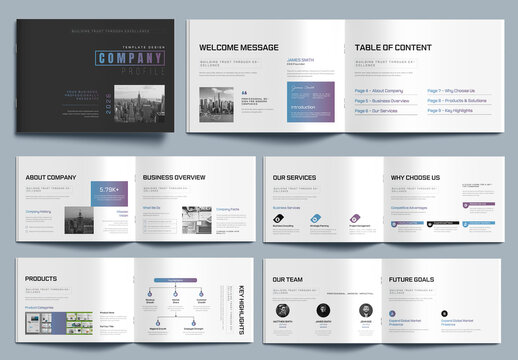 Modern Company Profile Brochure Template