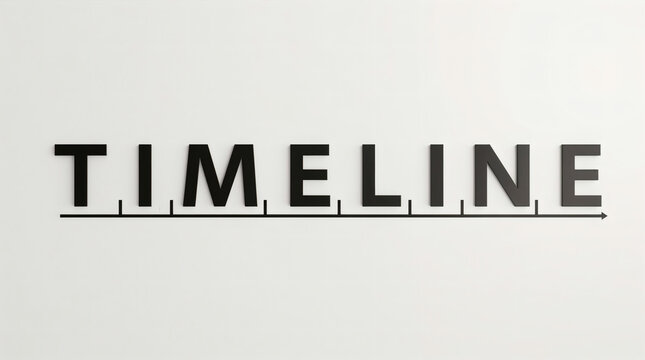 minimalist timeline progression concept identical figures or objects spaced evenly left to right on soft gradient background for growth transformation and time passage clean commercial with ample copy