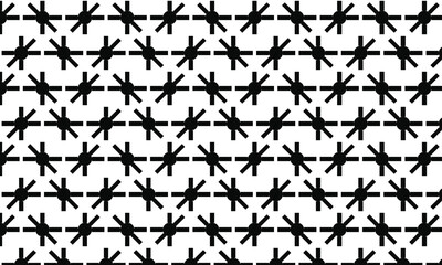 Obraz premium Abstract geometric pattern with intersecting lines and star shapes on white background seamless vector illustration