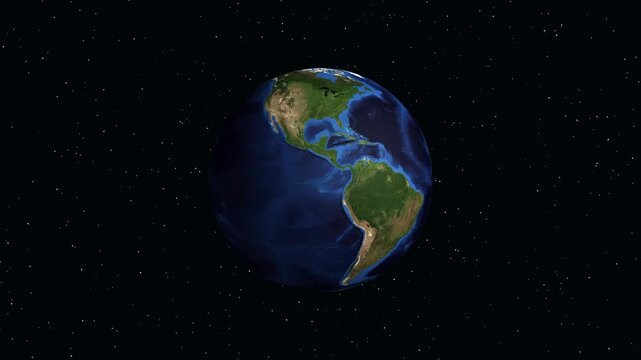 3D Earth Animation Zooming into Marawi City in the Philippines