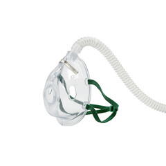 Medical oxygen mask with hose