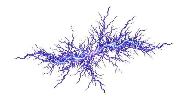 Abstract electrical energy discharge with branching effect