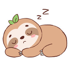 Obraz premium Sloth is sleeping 