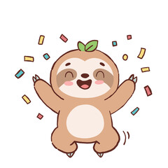 Obraz premium Sloth is happening 