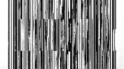 Obraz premium Black and white abstract vertical lines with textured paint grunge effect