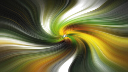 Abstract swirling energy creating dynamic colorful liquid light vortex background © Harry