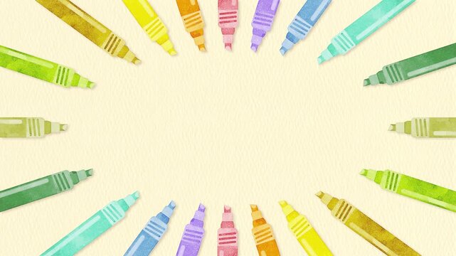 Colored Marker Radial Frame