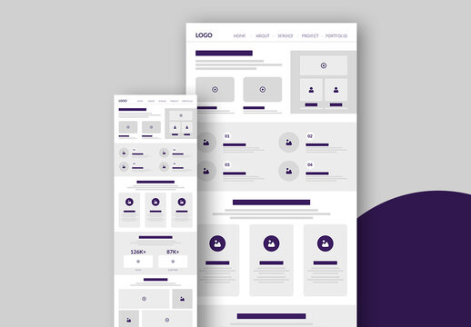 Wireframe Template Layout