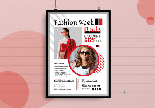 Modern Fashion Sale Flyer Design