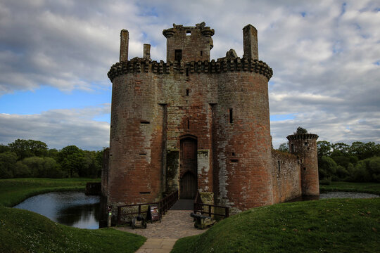 Caerlaverock Castle general view, England