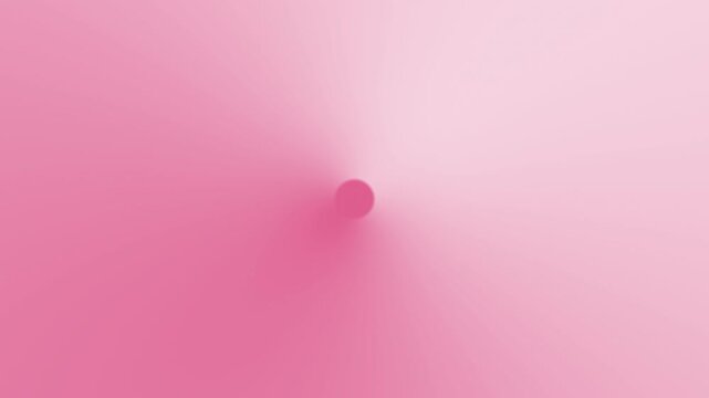 Pink conic gradient rotating slowly, minimal seamless loop background
