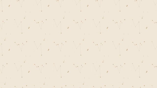 Beige constellation star map drifting slowly, astronomy seamless loop background