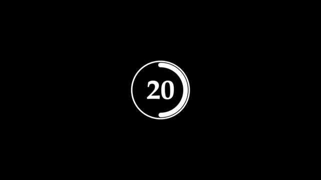 Vintage, old, projector film head leader with real time countdown clock. Retro countdown. Old Film with Sound Countdown movie from 40 to 0 number. film grain to add a vintage look to your video.