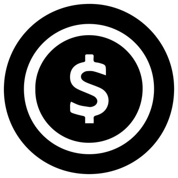 Solid black filled icon of s corporation shareholder with shareholder symbol investment ownership business resource currency commerce finance
