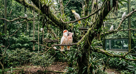birds in the zoo  © Hilda
