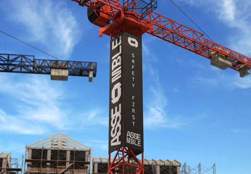 Construction Banner Mockup
