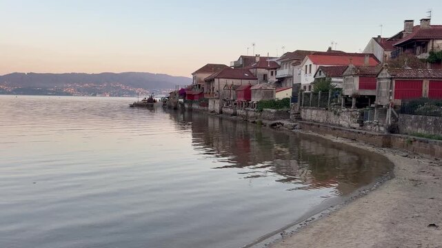 Combarro picturesque little coastal town in Galicia, Spain