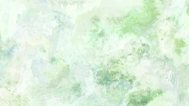 グリーンの抽象的なペイント背景 ループ動画 